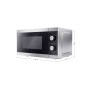 Sharp 2-in-1 Mikrowelle YC-MG01E-S silber